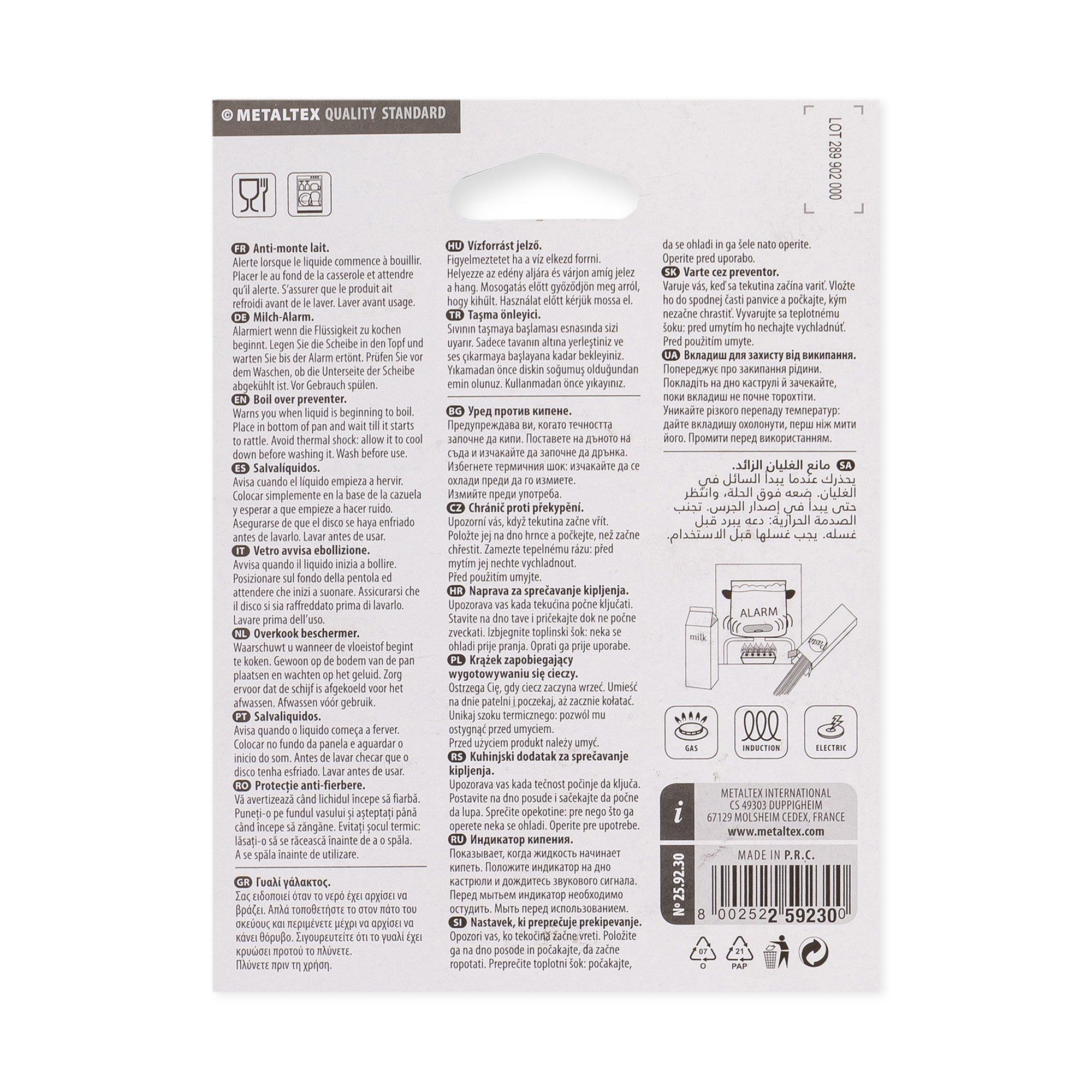 metaltex Allarme del monitor del latte  