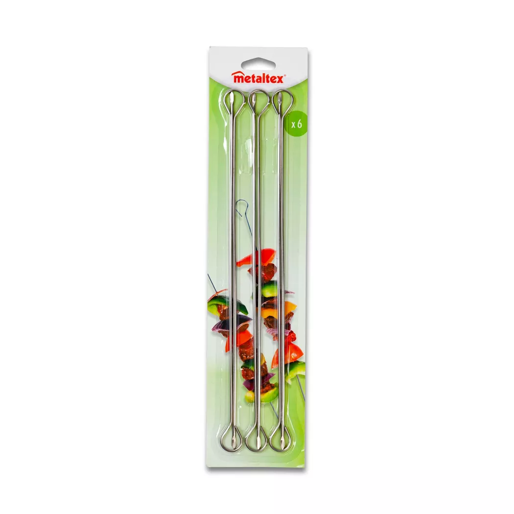 Metaltex Bratspiess Skewer Chrome 34cm