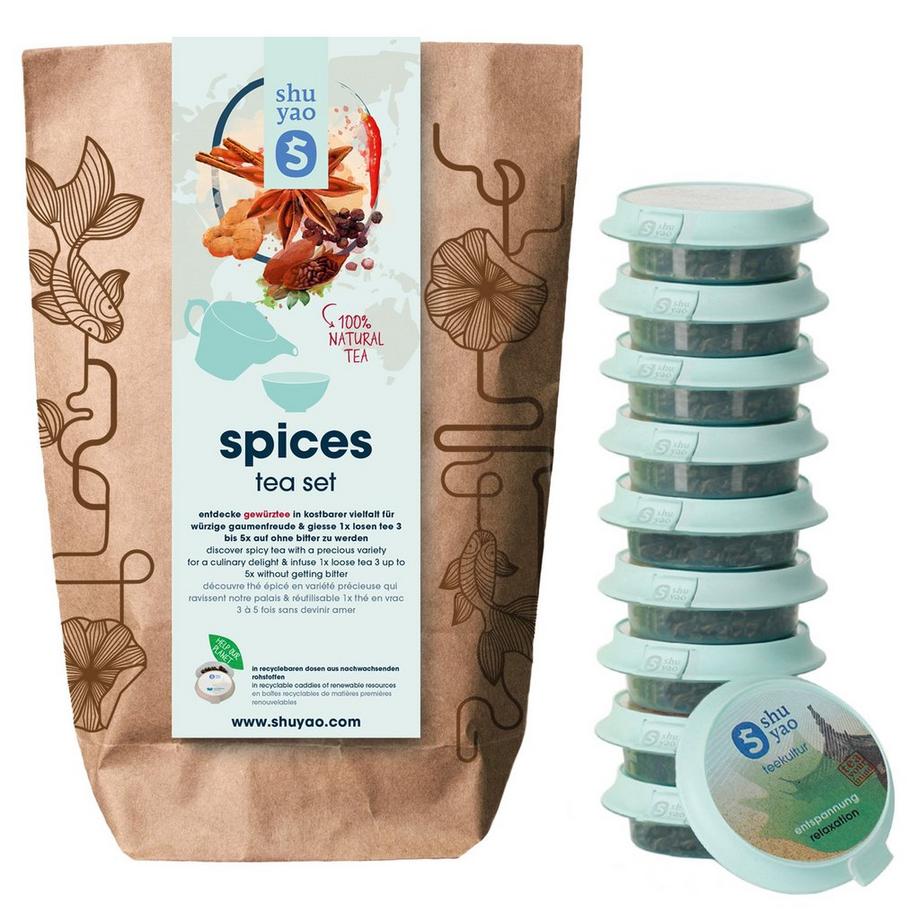 shuyao 5x2 Gewürz Teeset 