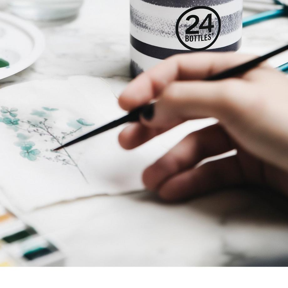 24BOTTLES Silk Stripes Bottiglia isolante 