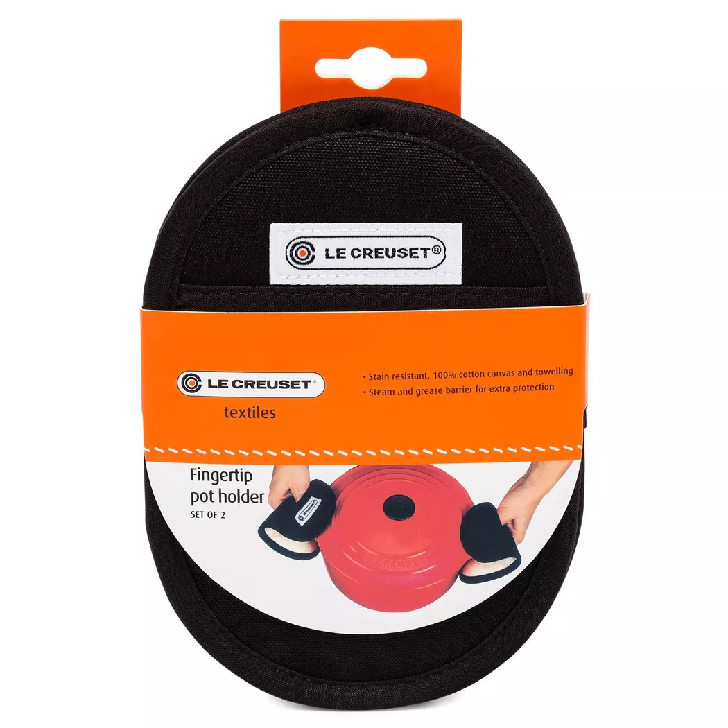 LE CREUSET Topf-Griffschutz 2er Baumschwarz schwarz baby