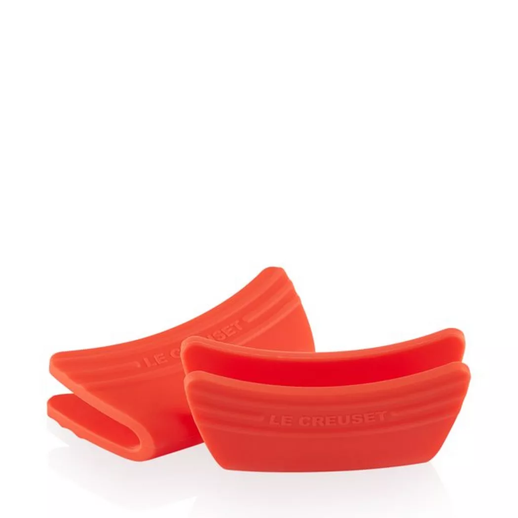 LE CREUSET Griffschutz 2er Set Ofenrot orange baby