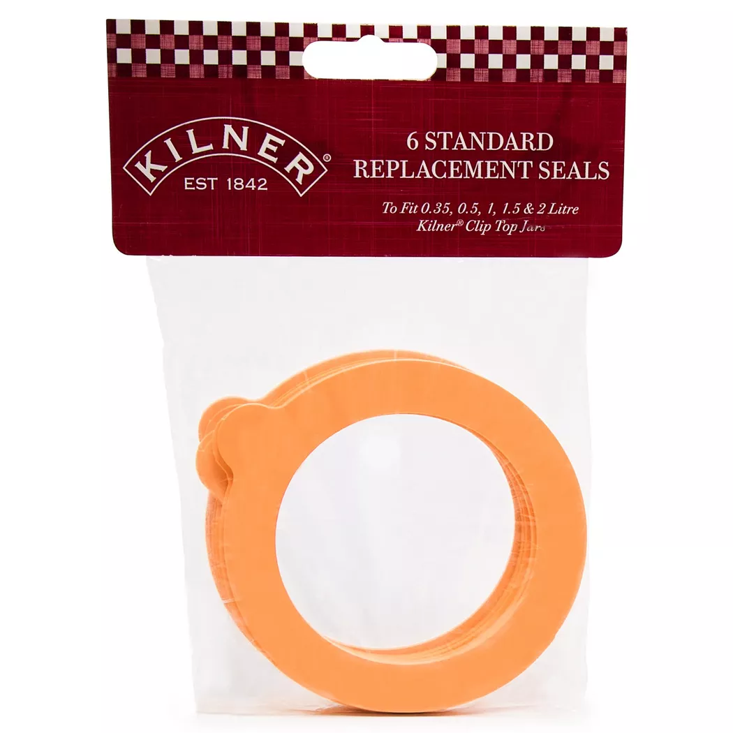 Kilner - Gummidichtungen 6 Stück, 96 mm, Rot