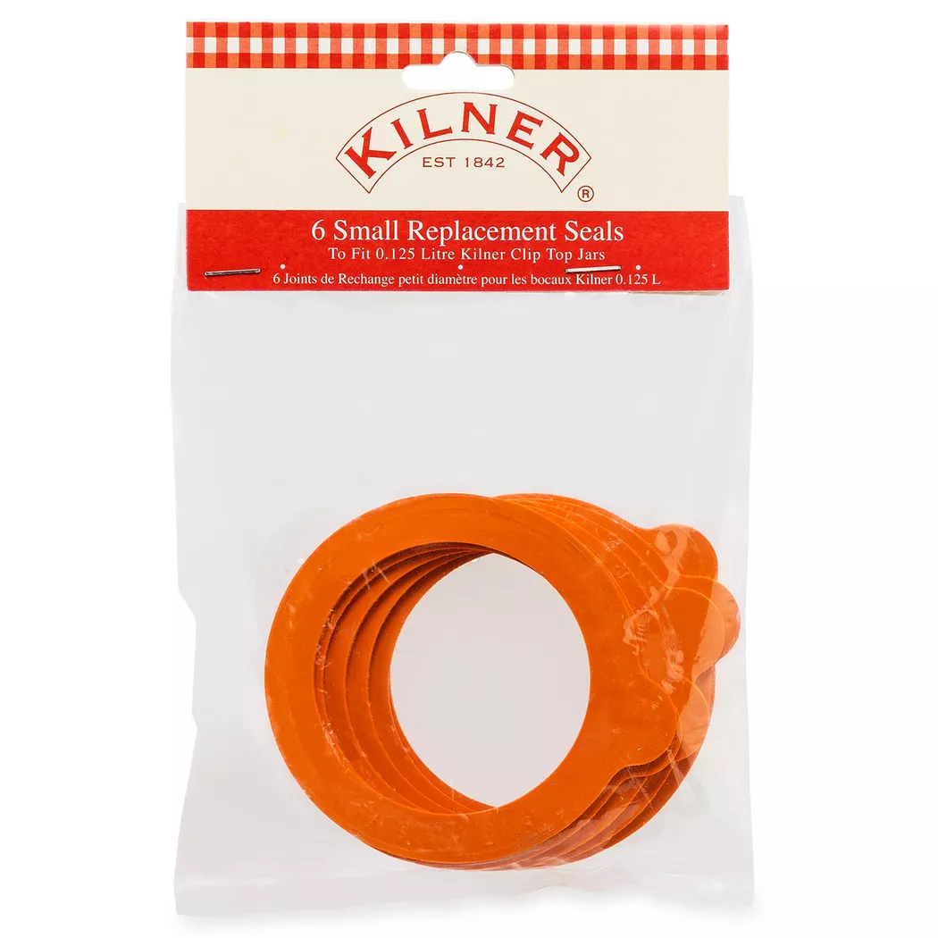 Kilner - Gummidichtungen 6 Stück, 82 mm, Rot