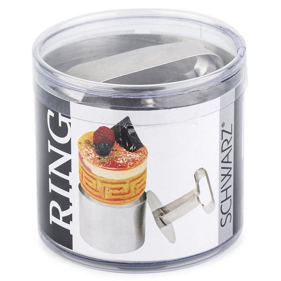 Schwarz Speisering-Set  