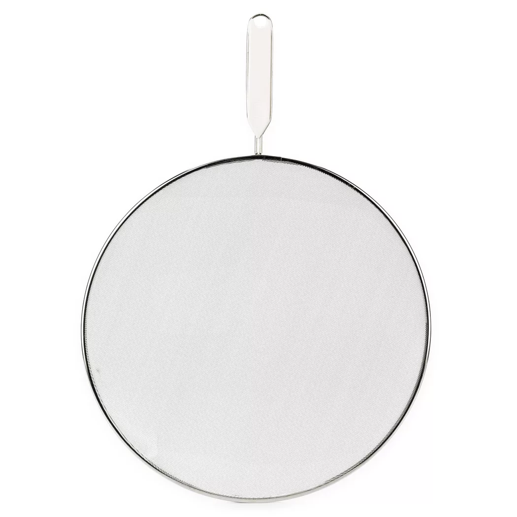 Metaltex - Pfannen-Spritzschutz, 33cm, Chrom