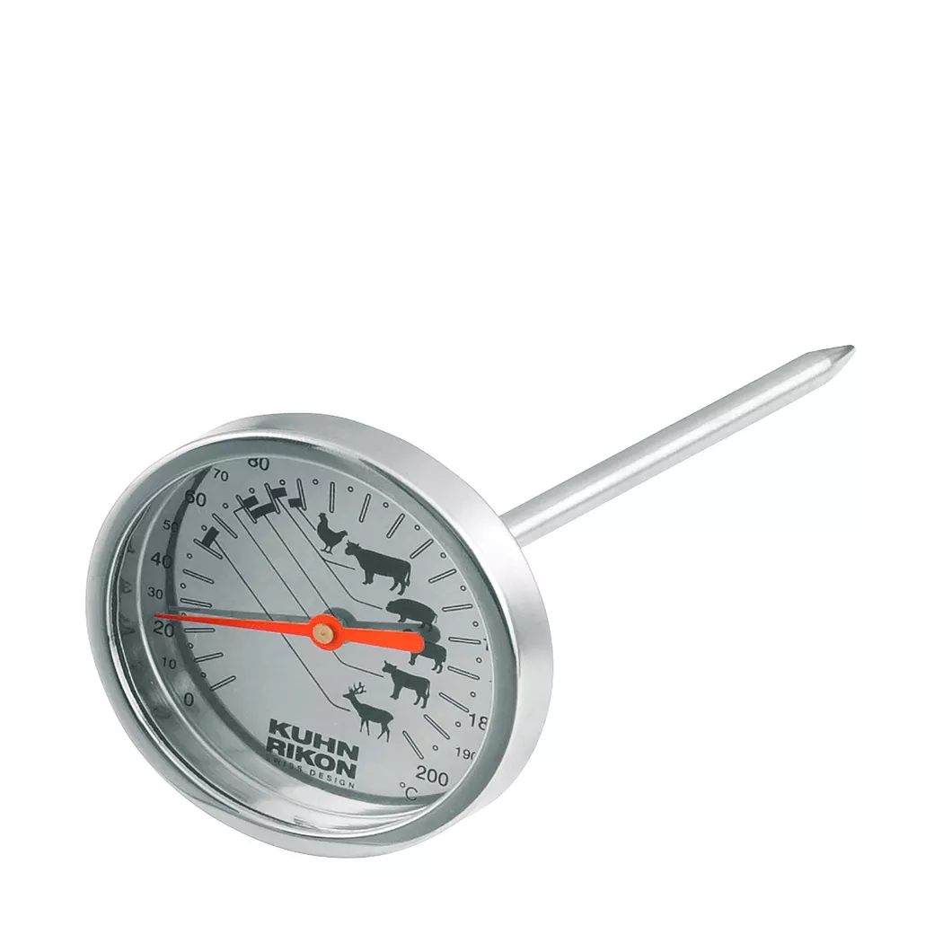 Kuhn Rikon Braten-Thermometer Meat Thermometer Chrome