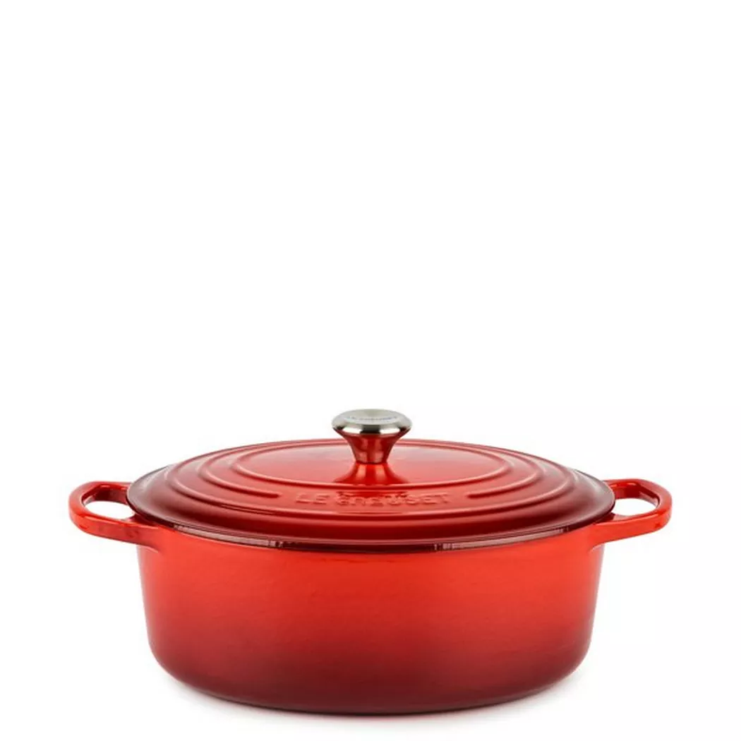 Le Creuset Signature Cast Iron Oval Dutch Oven Red 27cm