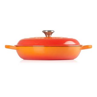 LE CREUSET Bräter tief Signature, Ofenrot 