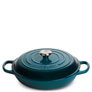 LE CREUSET Cocotte basse Signature, Deep Teal 