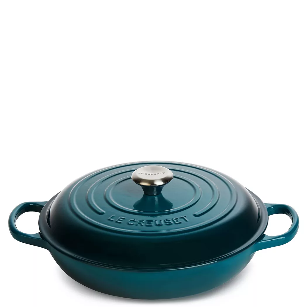Le Creuset - Bräter tief, 30CM/3.5L, Blau