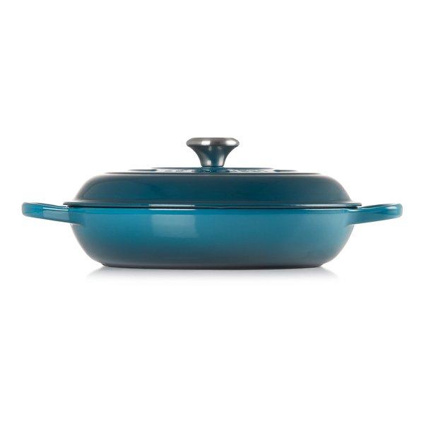 LE CREUSET Cocotte basse Signature, Deep Teal 