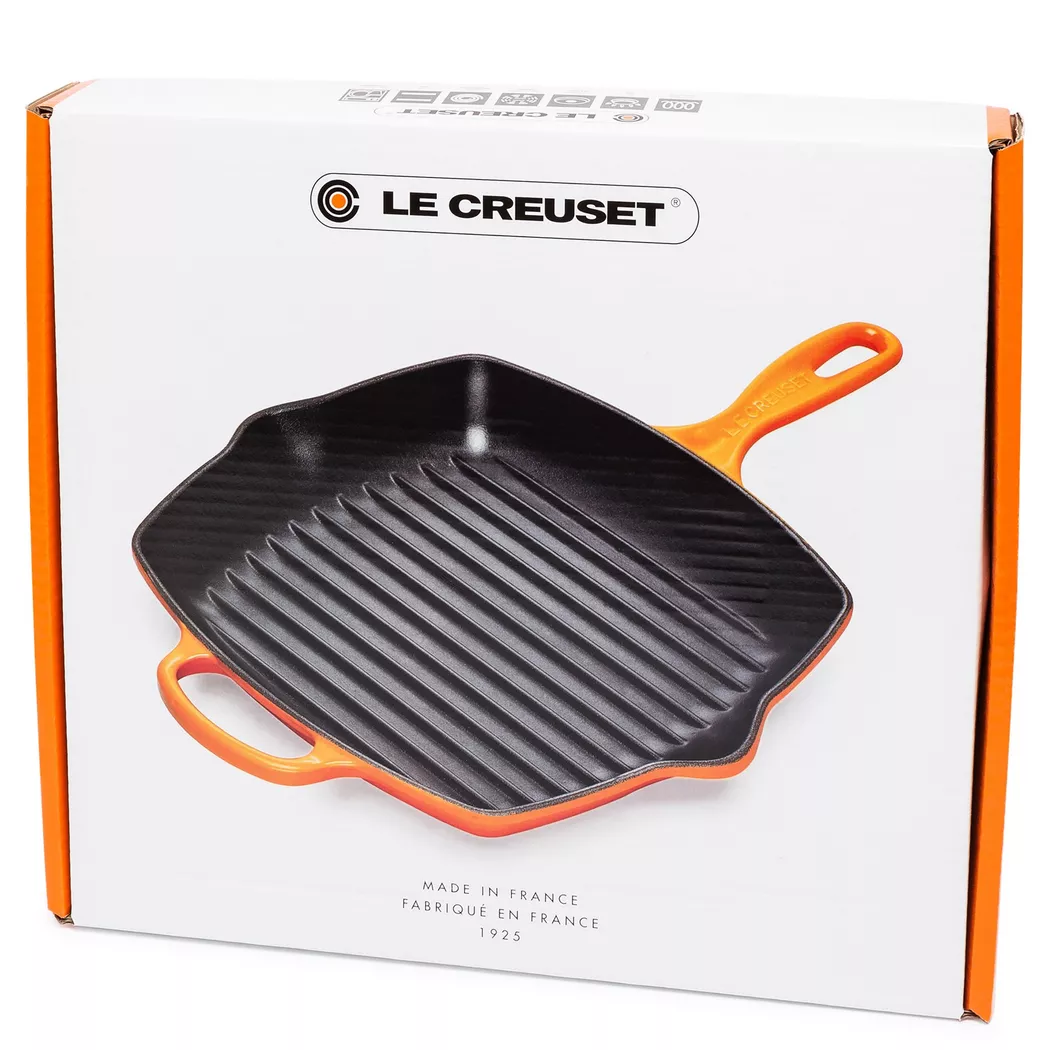 Le Creuset - Grillpfanne, 26 x 26 cm, Orange
