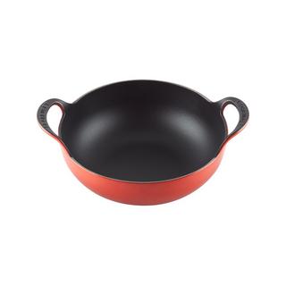 LE CREUSET Wok Balti Dish, Kirschrot 
