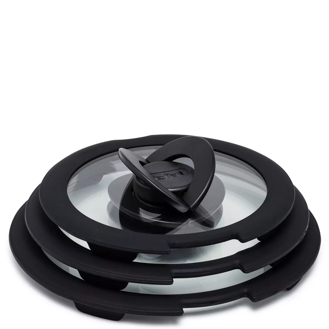 Tefal - Deckel-Set, 16-20 cm, Black