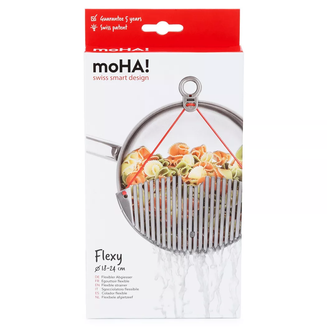 Moha - Abgiessdeckel, 18-24cm, Grau