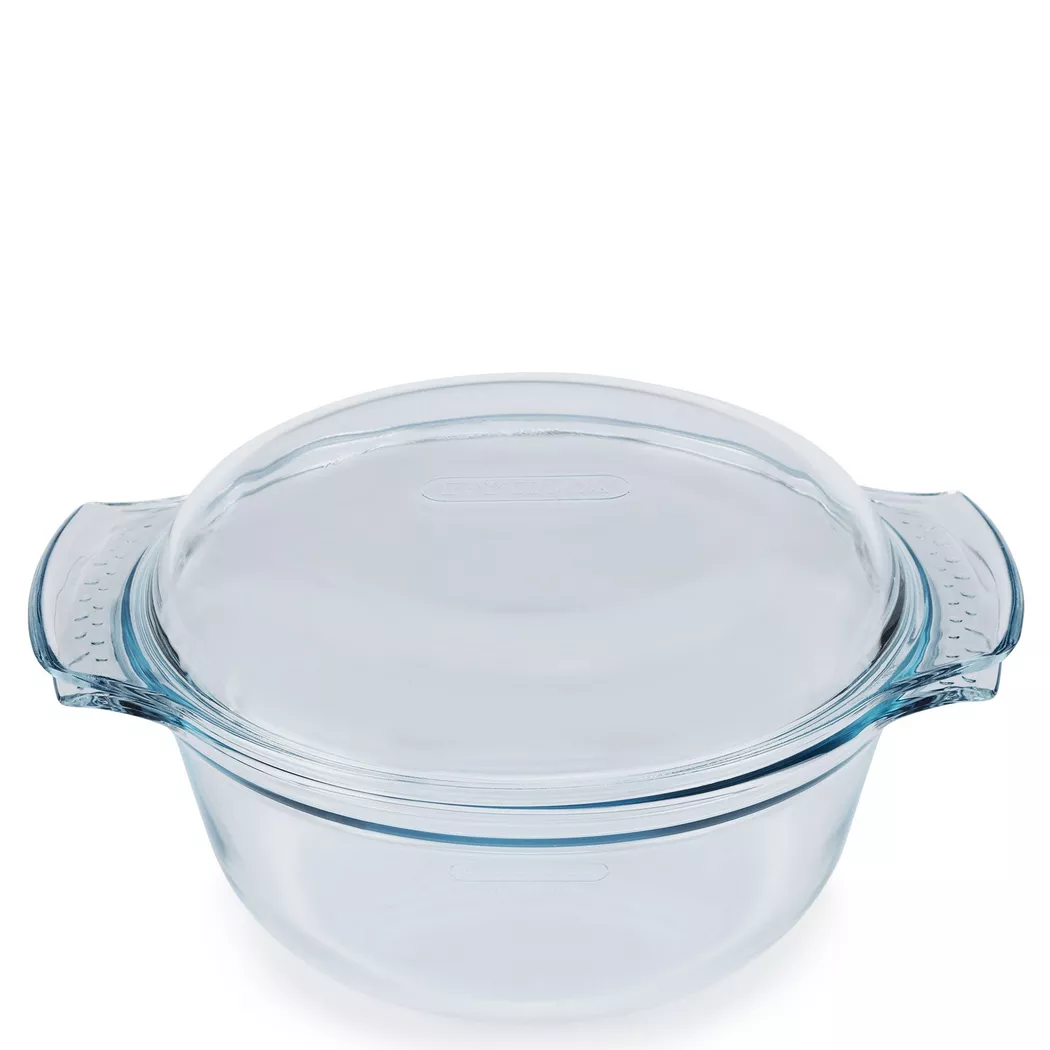 Pyrex - Auflaufform mit Deckel, 2.5L, Transparent