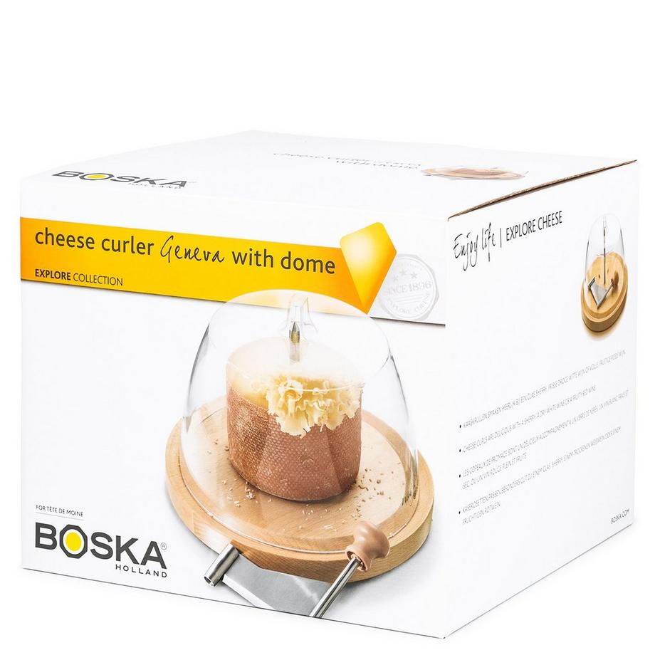 BOSKA Racleur à fromage avec cloche Geneva 