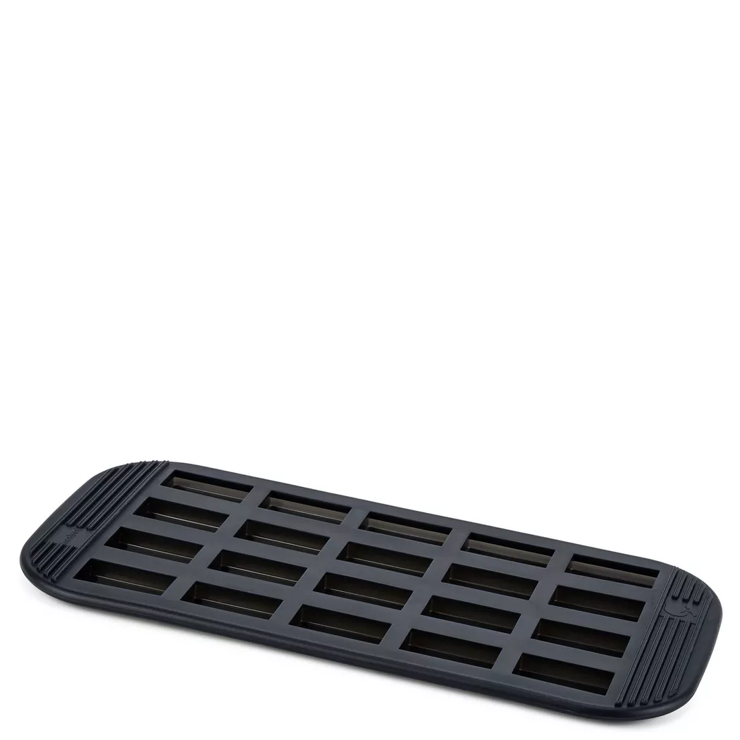 Mastrad - Mini-Financiers-Backform, 17 x 35 cm, Grau
