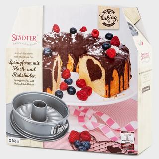 Städter Tortiera a cerniera con 2 fondi we love backing 