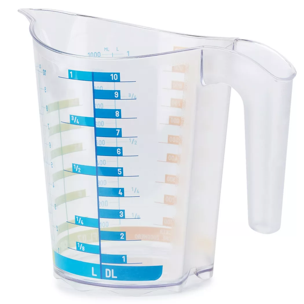 Rotho - Messbecher, 1 l, Transparent
