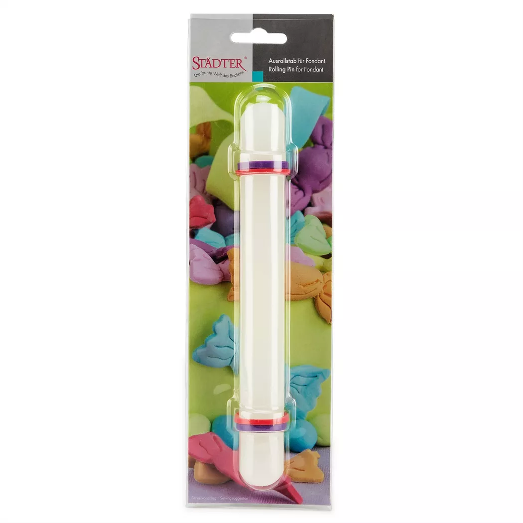 Städter - Fondant-Ausroller, 22cm, Weiss