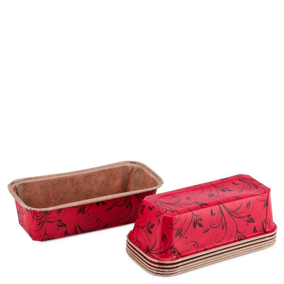 Städter Rechteckige Einweg-Backform, 6 Stück  