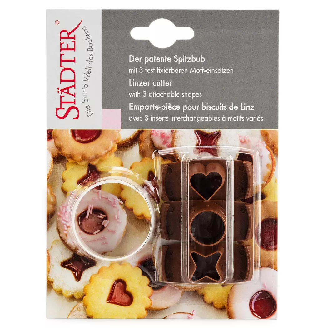 Städter - Spitzbubenformen-Set, 4cm, Braun