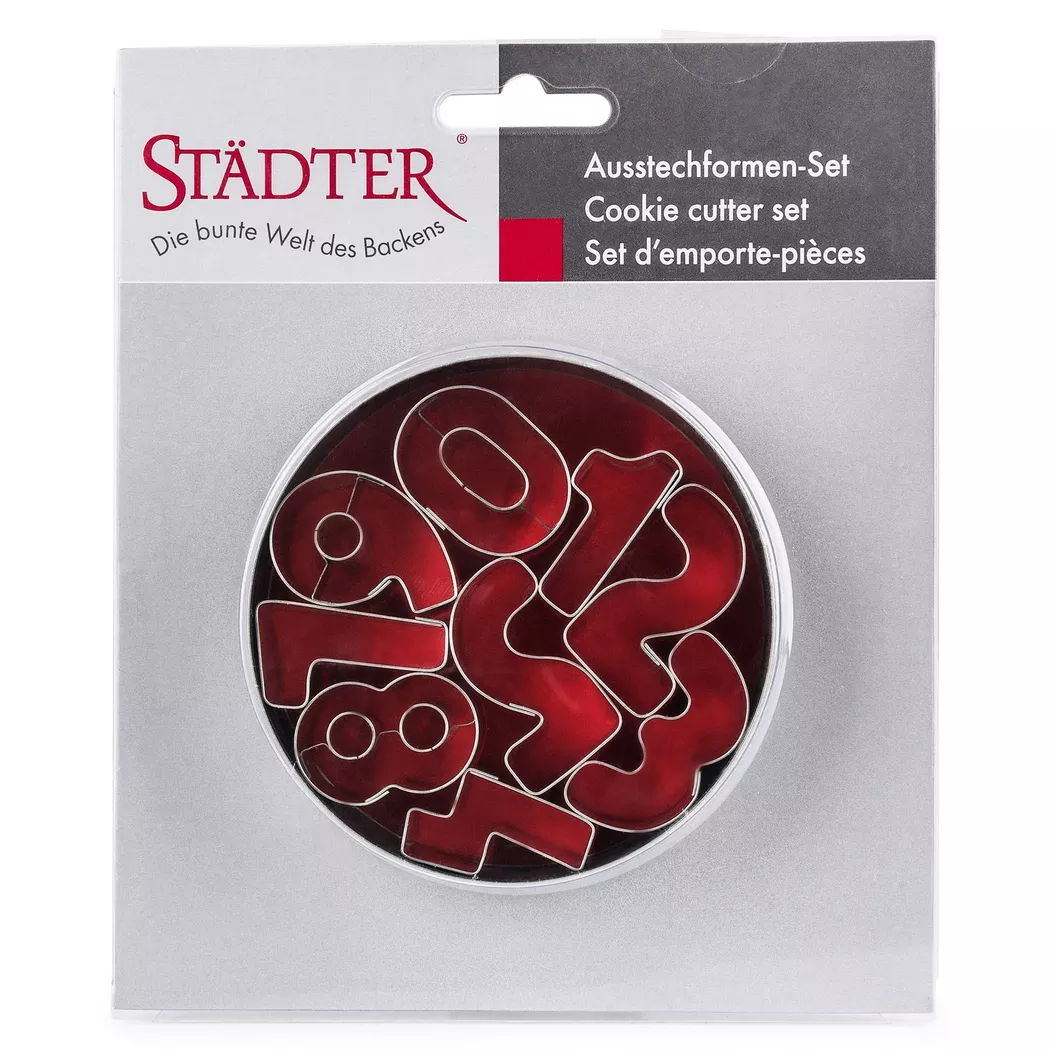 Städter - Ausstecher-Set, 3-5cm, Chrom