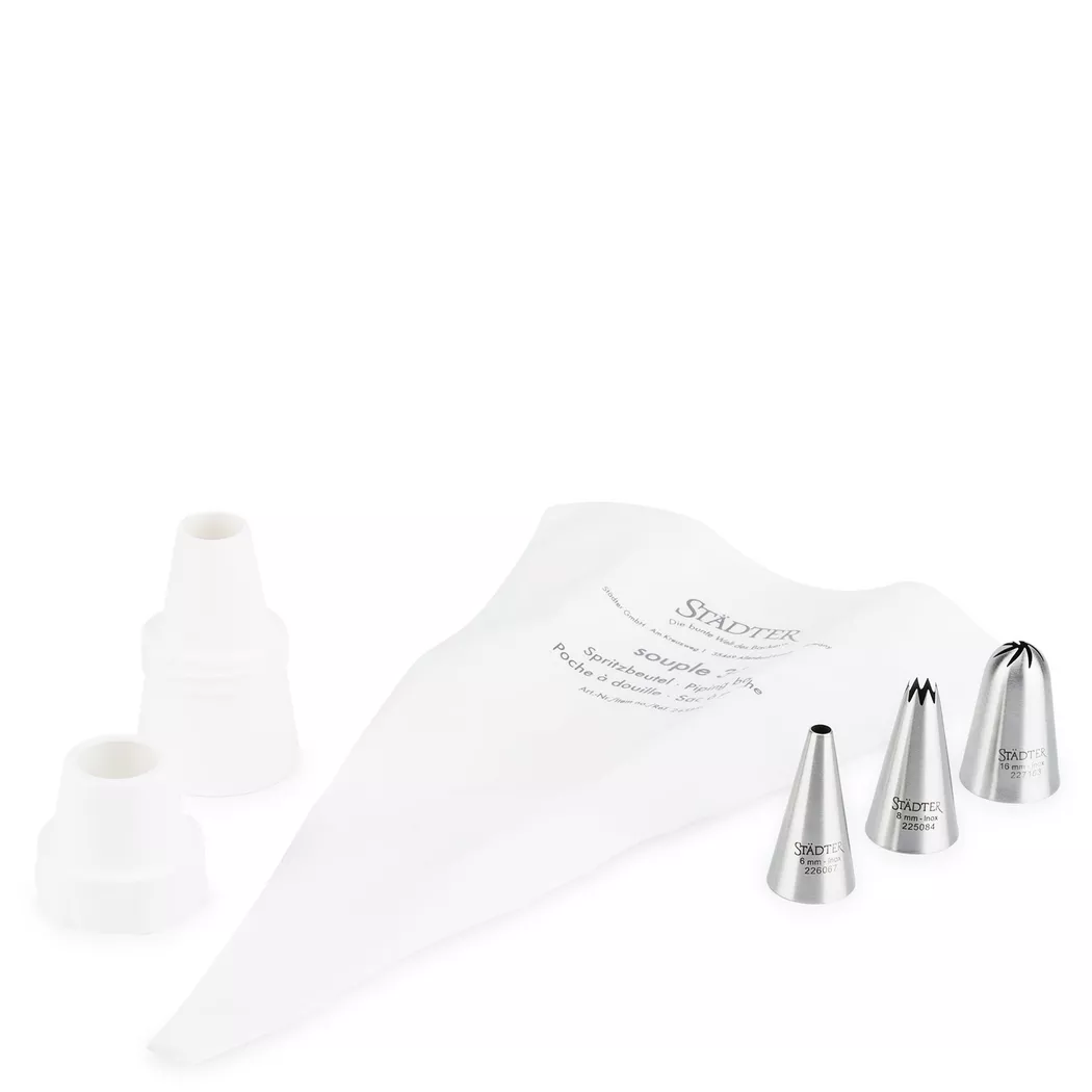 Städter - Spritzbeutel-Set, 35cm, Weiss