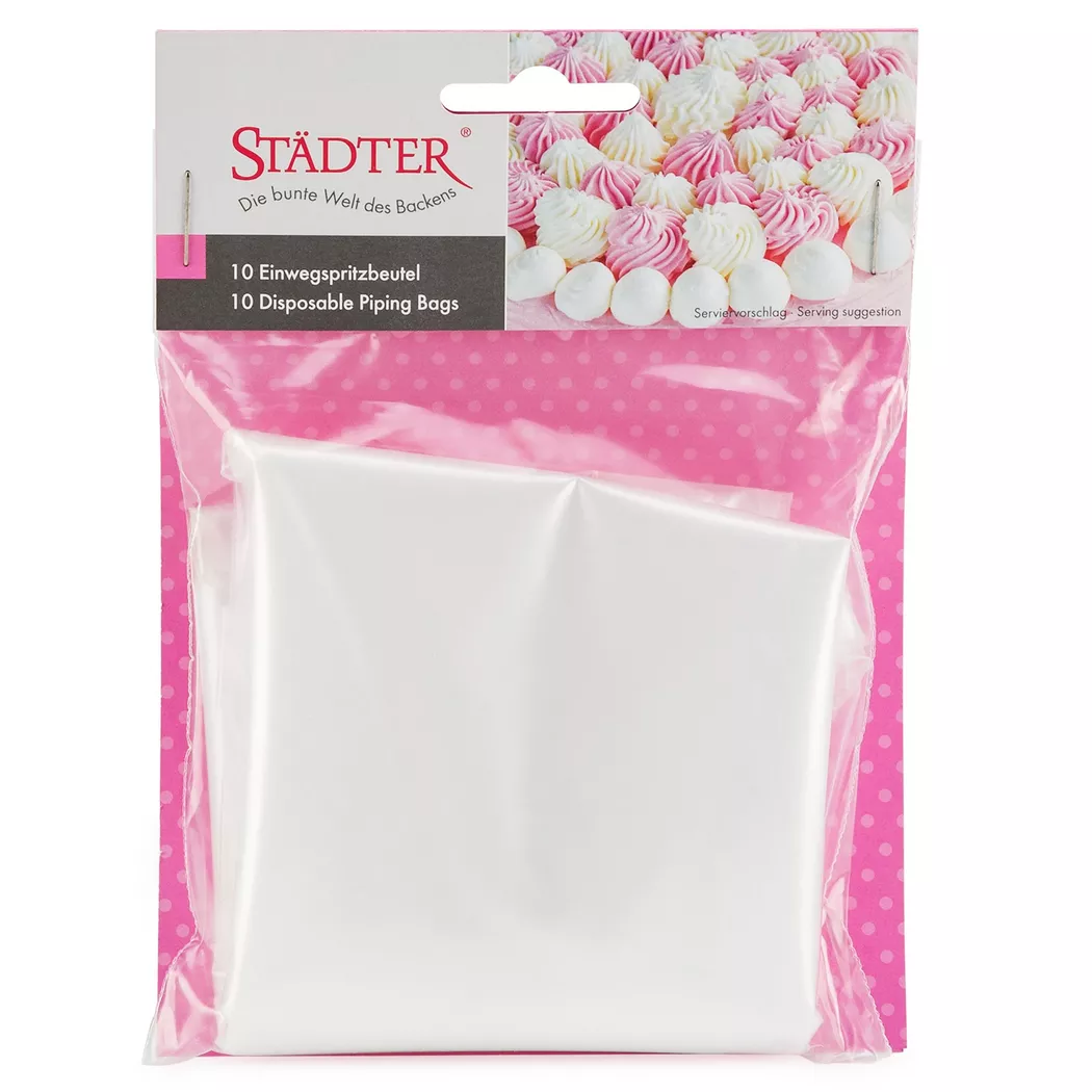 Städter - Einweg-Spritzbeutel, 35cm, Transparent