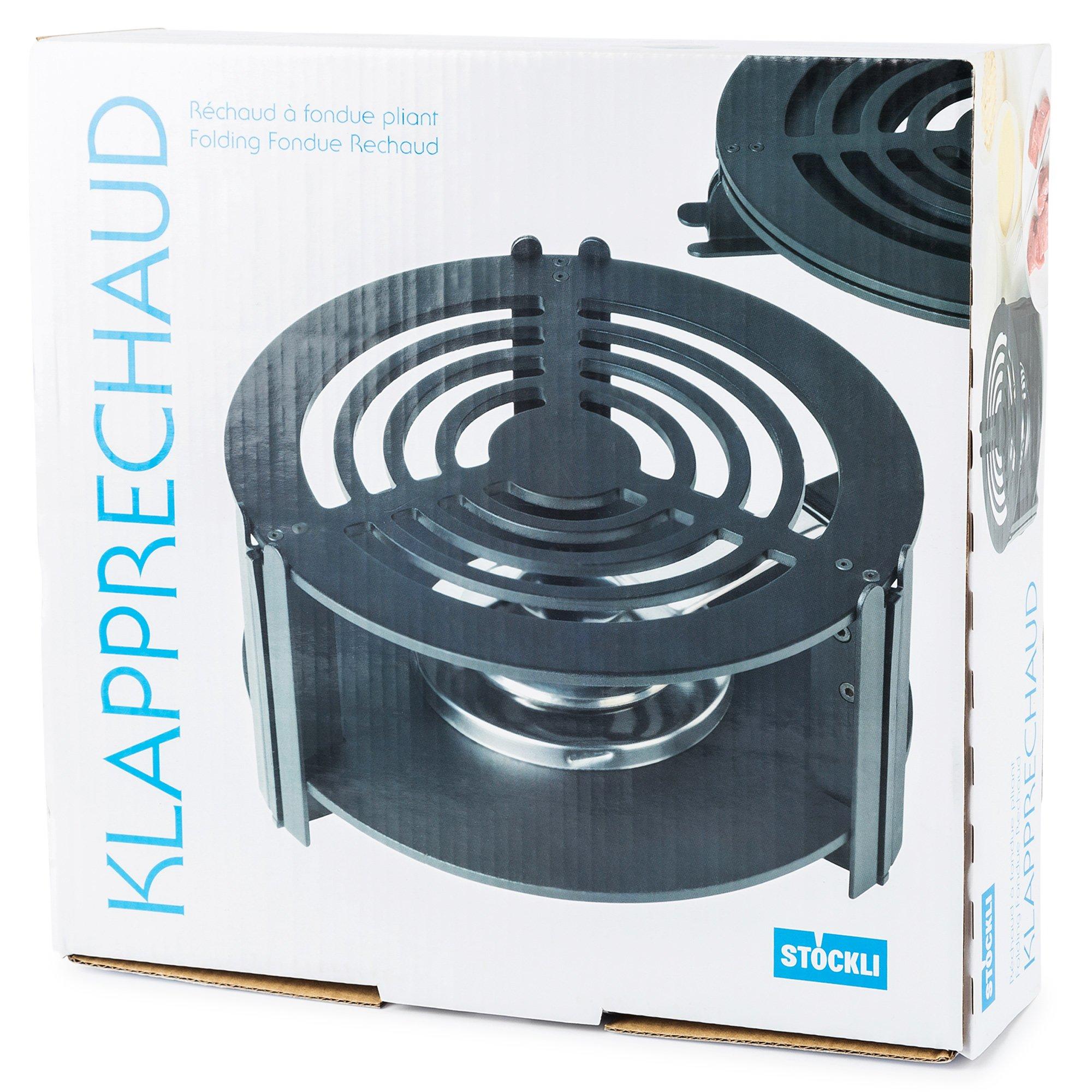 Stöckli Rechaud mit Pastenbrenner, klappbar  