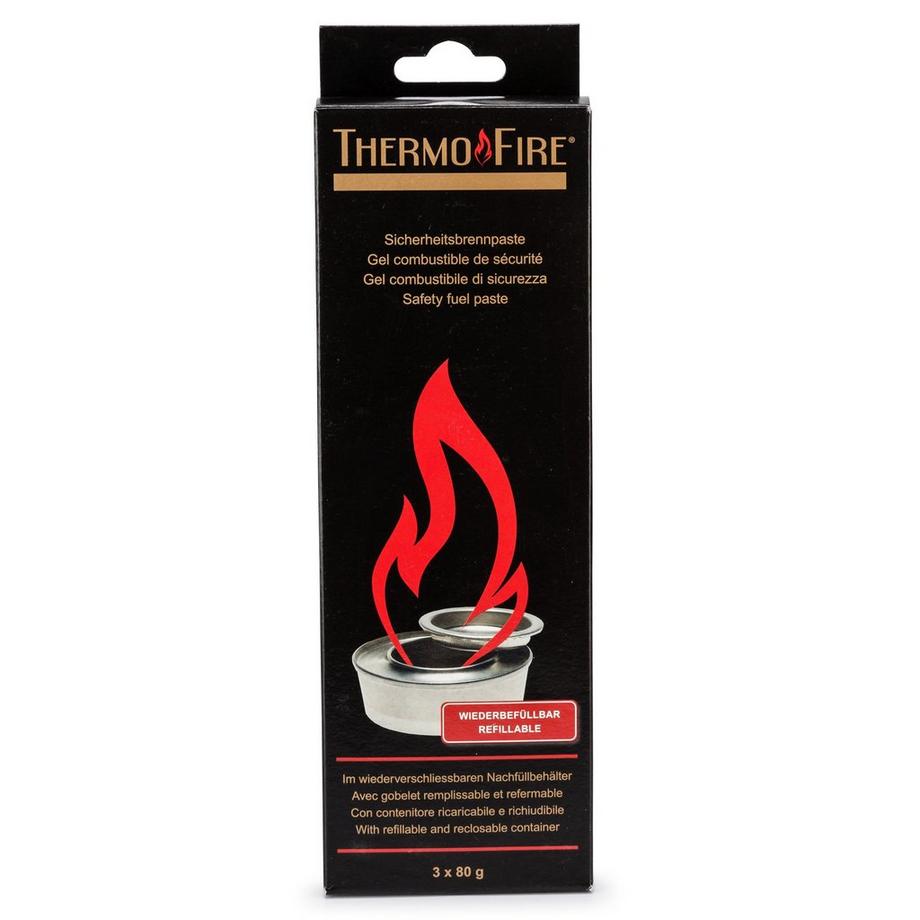 THERMO FIRE Set pasta combustibile, ricaricabile  