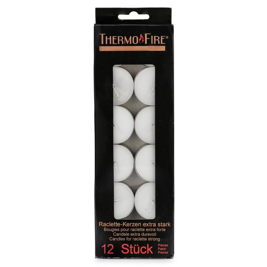 THERMO FIRE Lot bougies raclette/fondue à chocolat  