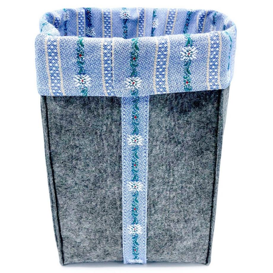 NOUVEL Tissu avec Edelweiss Corbeille à pain 