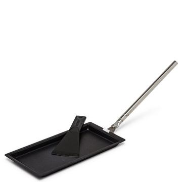 Poêlon raclette a/poignée télescopique