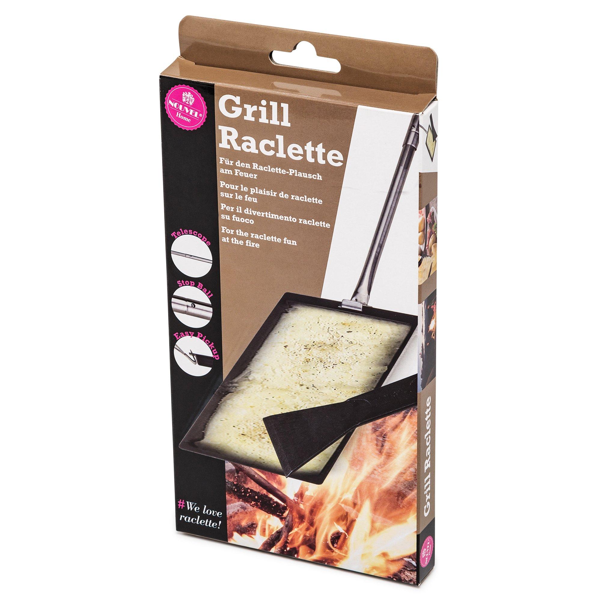 NOUVEL Raclette-Pfännchen mit Teleskopgriff  