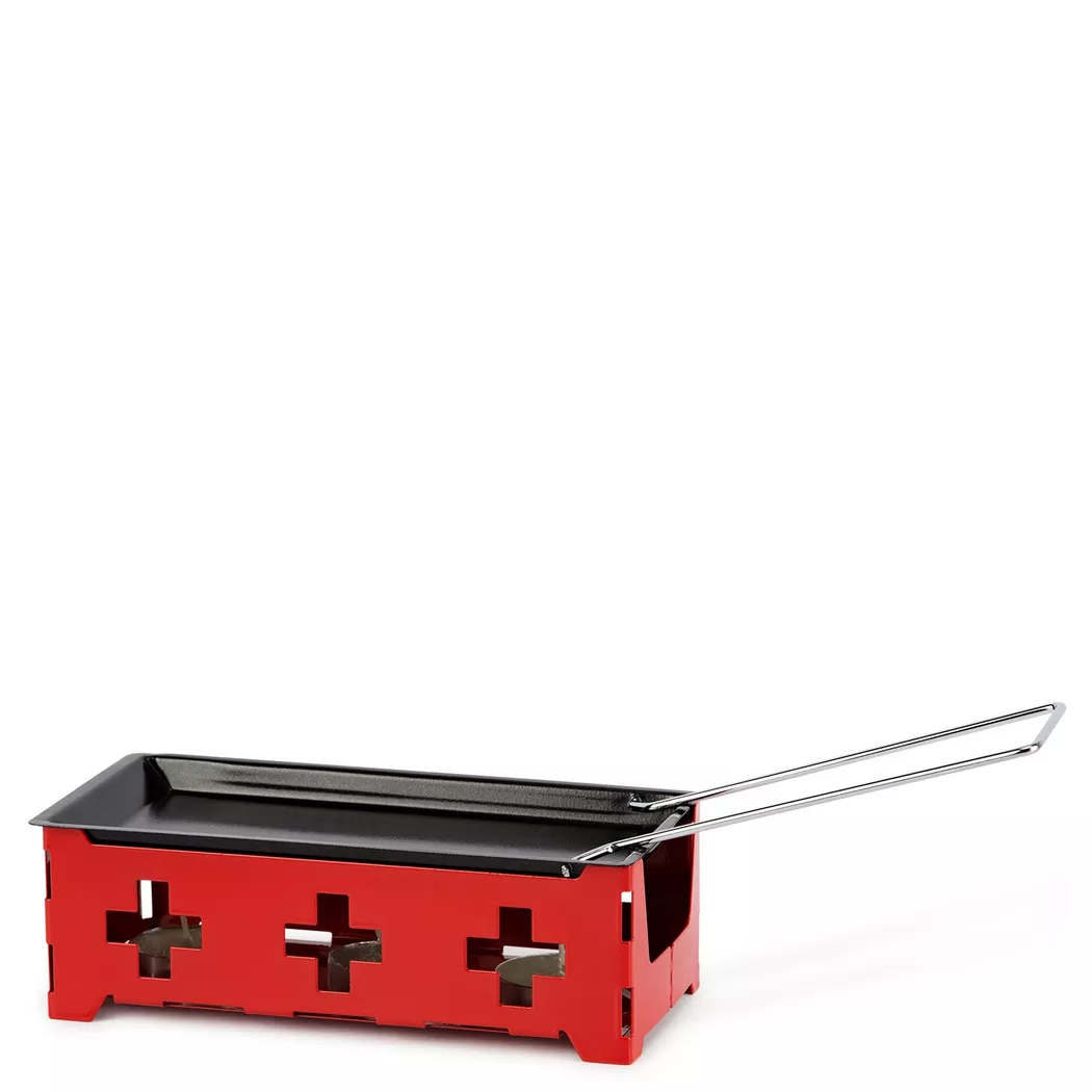 Nouvel - Kit raclette, 18cm, Rouge