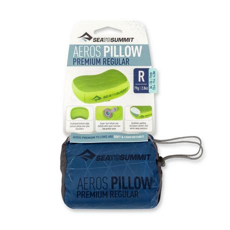 SEA TO SUMMIT Aeros Premium Pillow Regular Navy Blue Coussin 