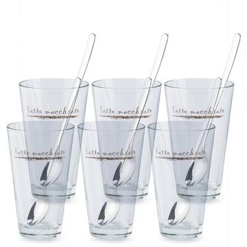 Latte Macchiato Set, 12-teilig