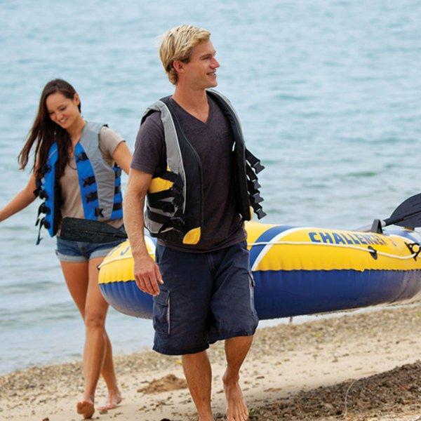 Intex CHALLENGER 3 Set Schlauchboot 