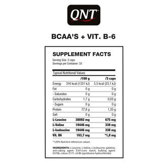 QNT BCAA + Vitamine B6 Capsule Power 
