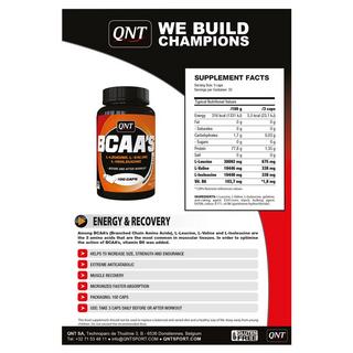 QNT BCAA + Vitamine B6 Gélules Power 