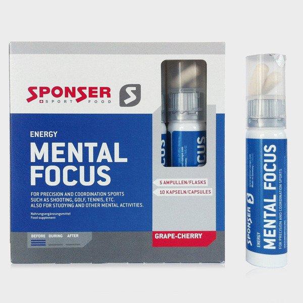 Image of SPONSER Sponser Mental Focus, Frucht Energy Getränk - 5 Pezzi