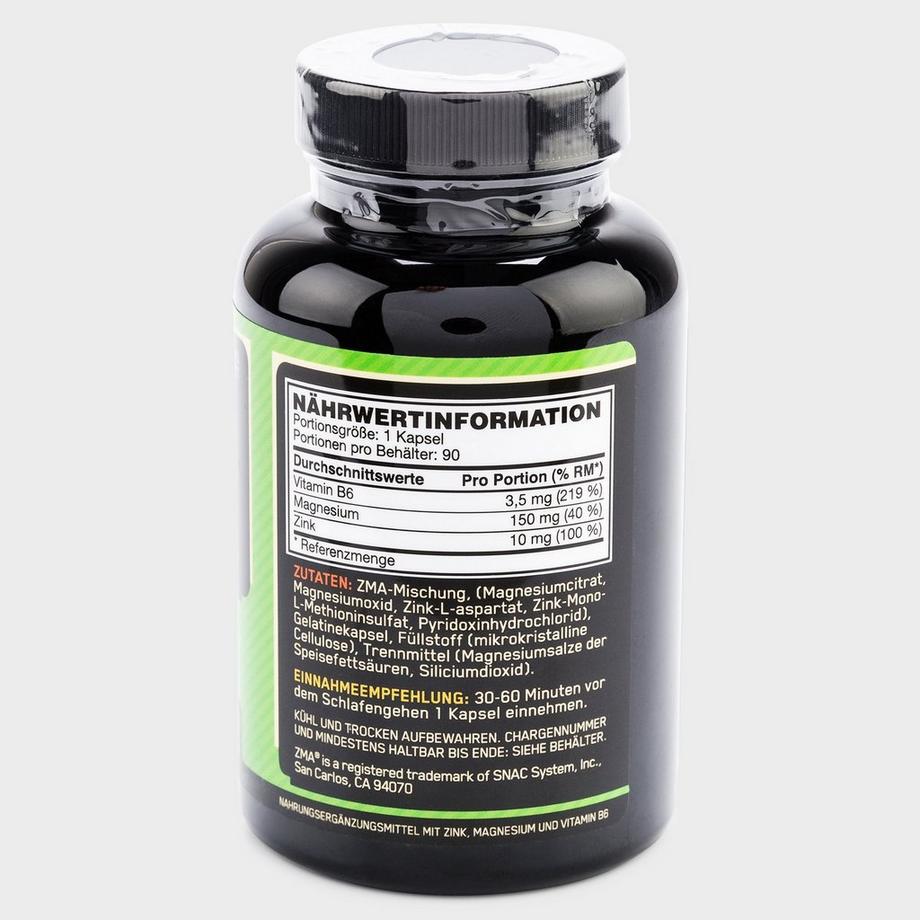 ON) ZMA (text D) Power Kapseln 