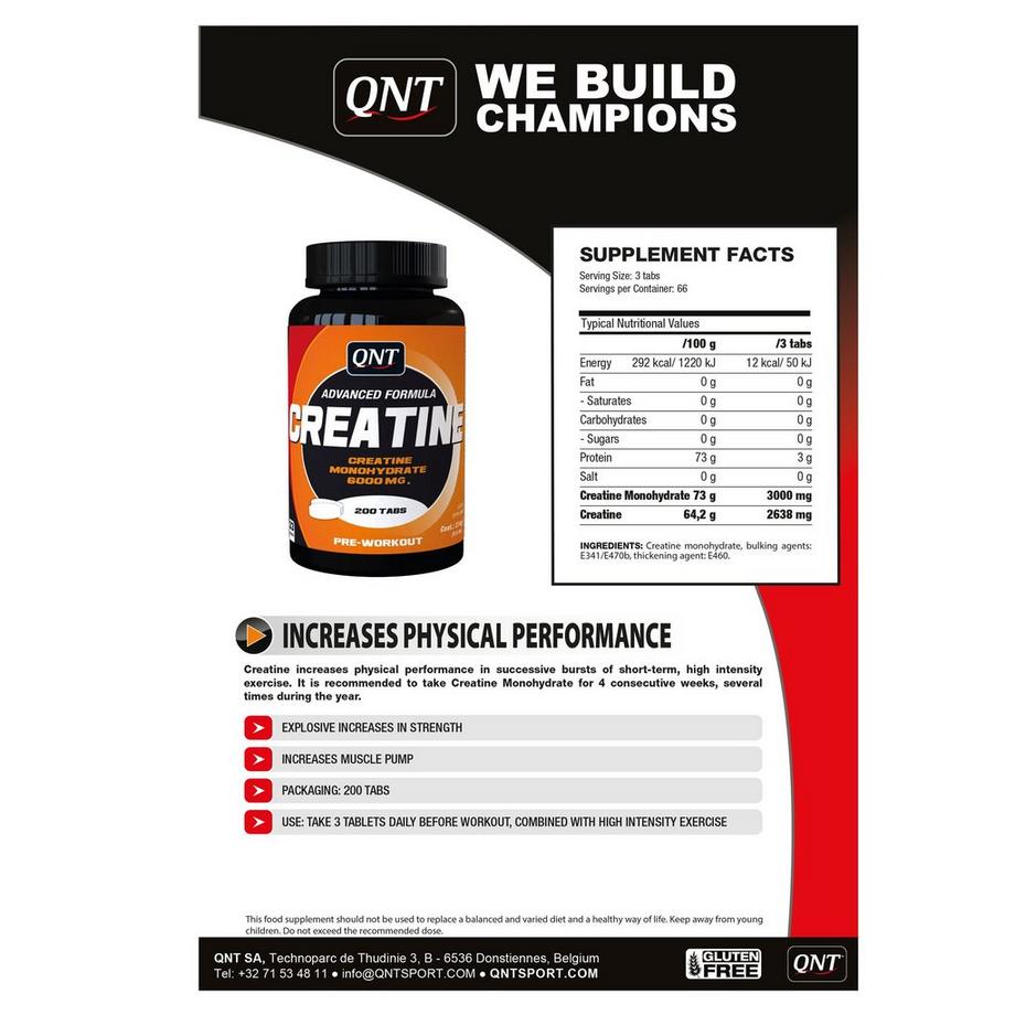 QNT Creatine Power Kapseln 