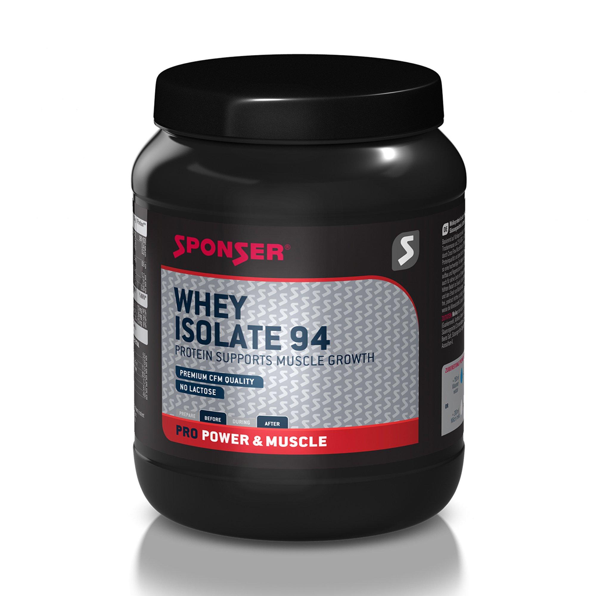 SPONSER Whey Isolat 94 Neutral Poudre Power 