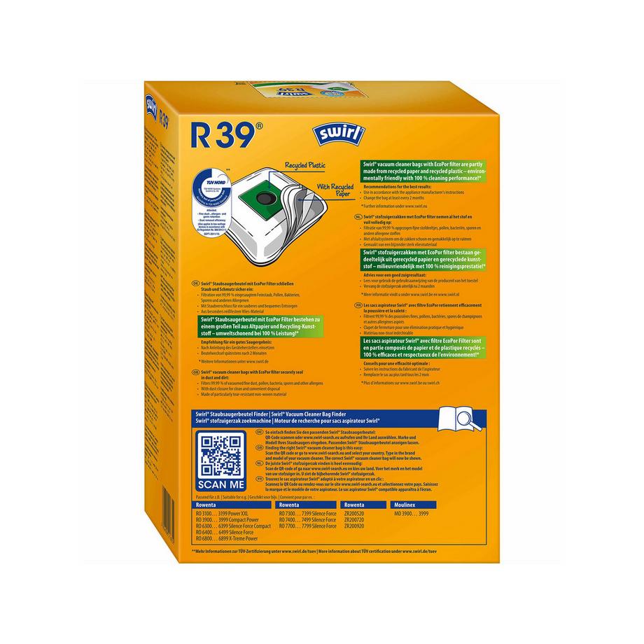 swirl Staubsaugersack Swirl R39 