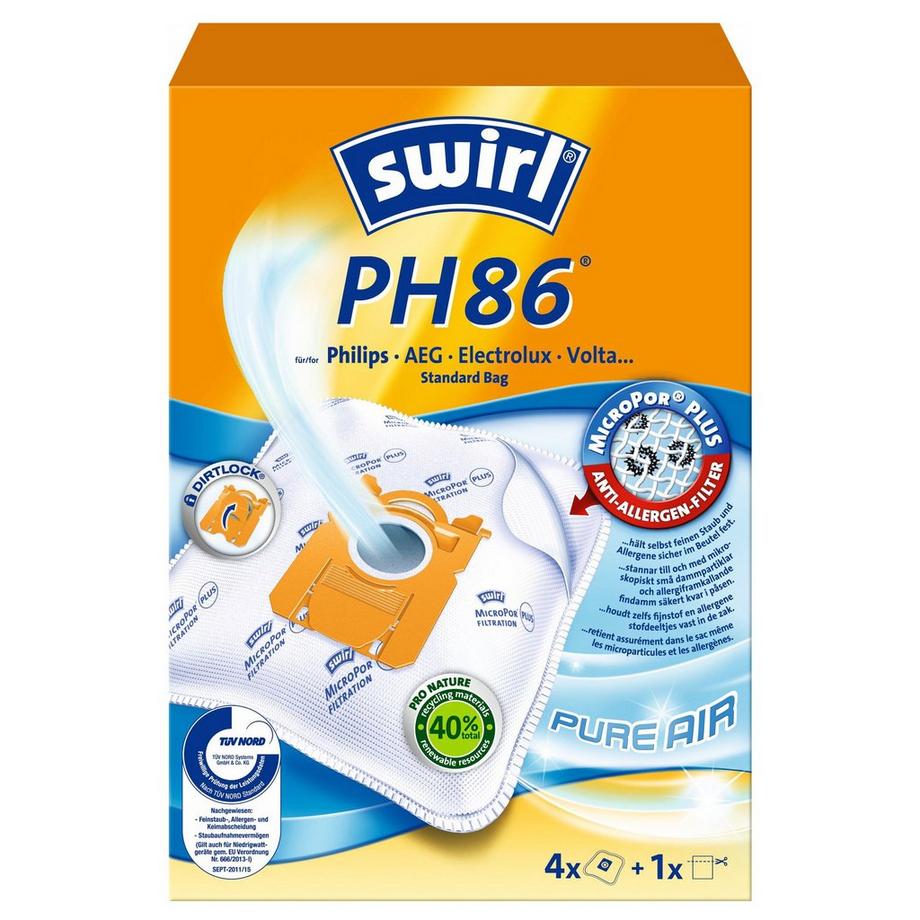 swirl Sacchetto per aspirapolvere Swirl PH86 