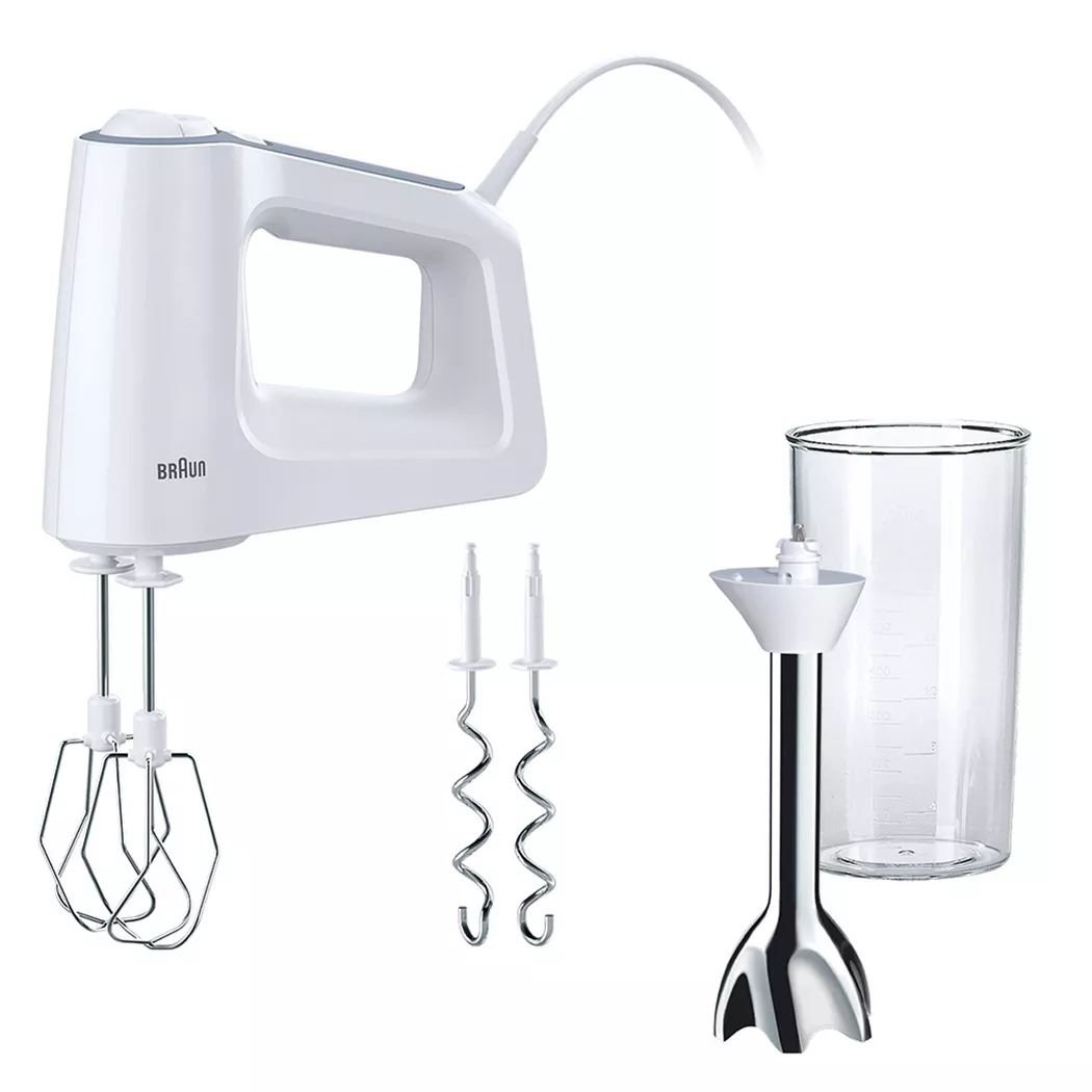Braun HM 3107 WH Hand mixer 500 W White